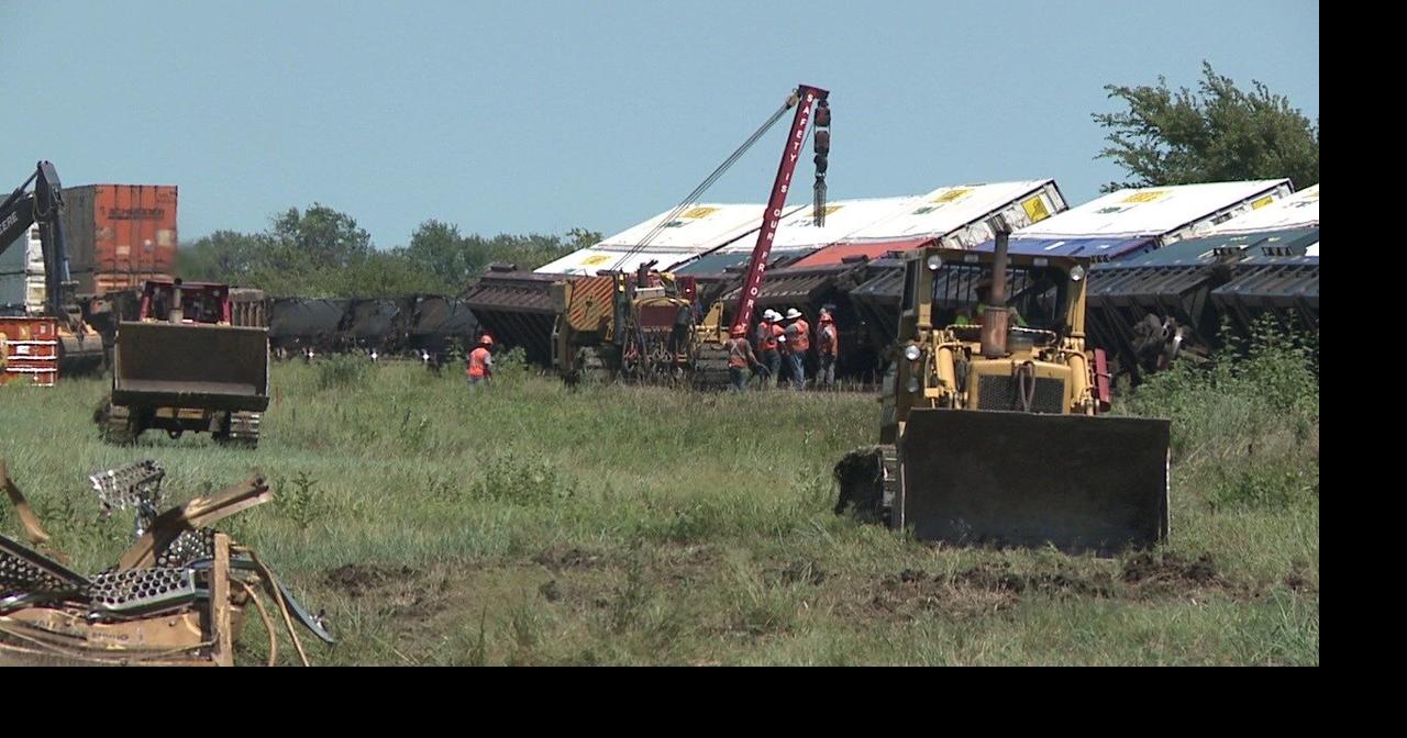Train derails after high winds in Harvey County | Stories | kake.com