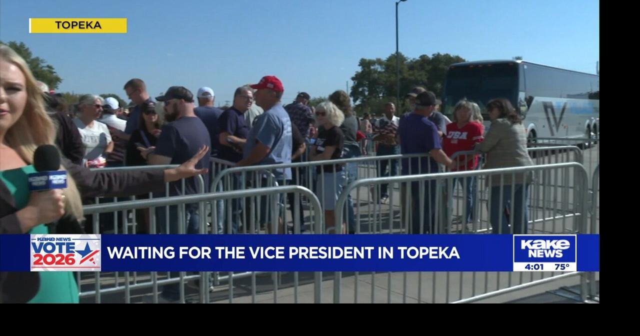 Waiting for the Vice President in Topeka | Video | kake.com