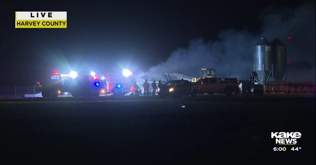 Wichita Explosion Gas leak causes explosion, large fire at Newton barn, killing thousands ...