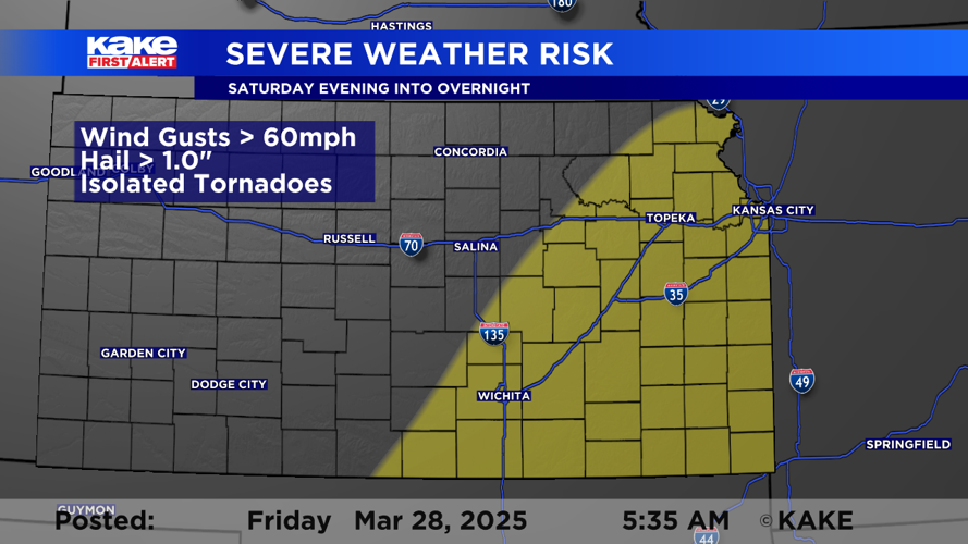 Severe storms and snowflakes possible this weekend | Trusted News ...