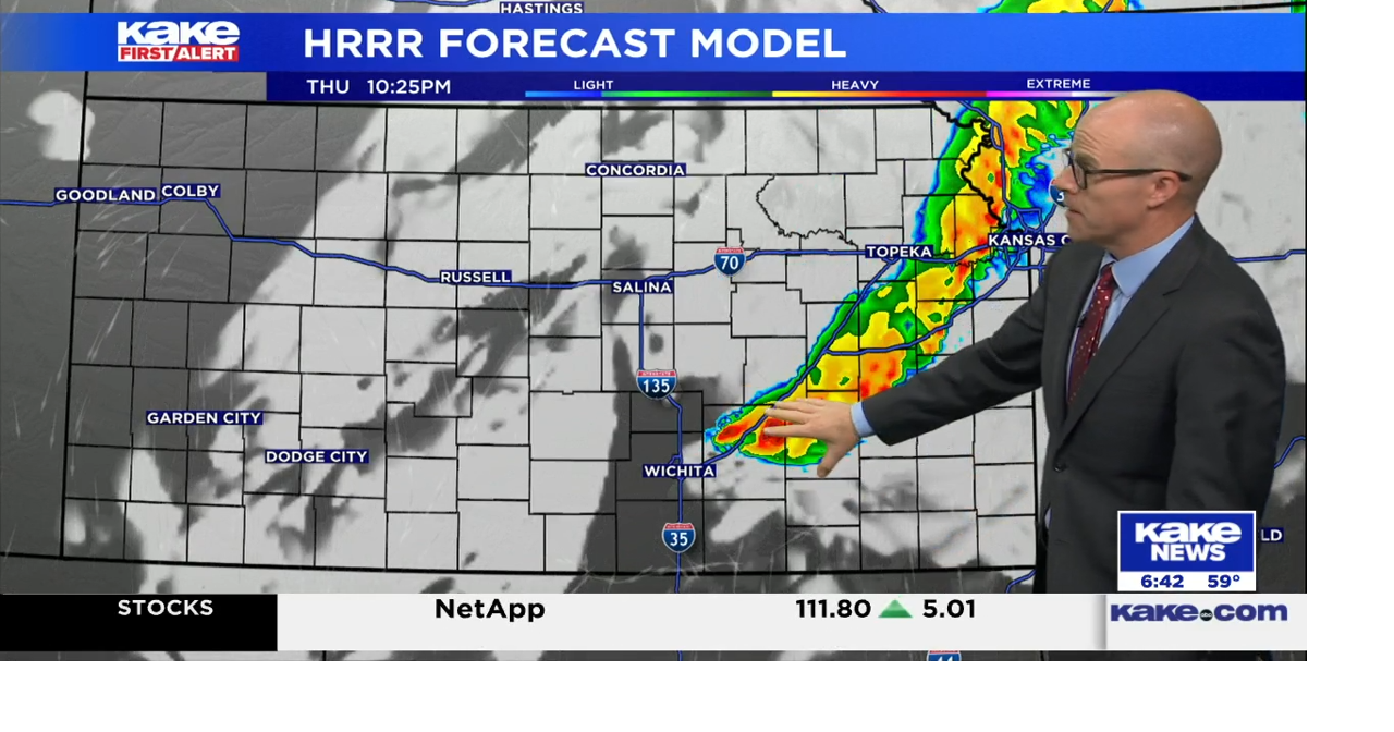 Misty early with fire and storm threat Wednesday and severe storms ...