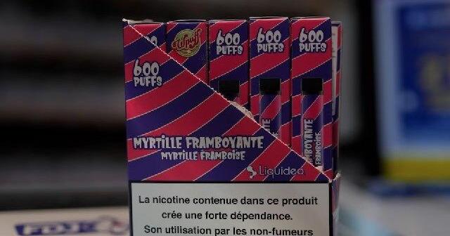 France's parliament considers a ban on single-use e-cigarettes ...