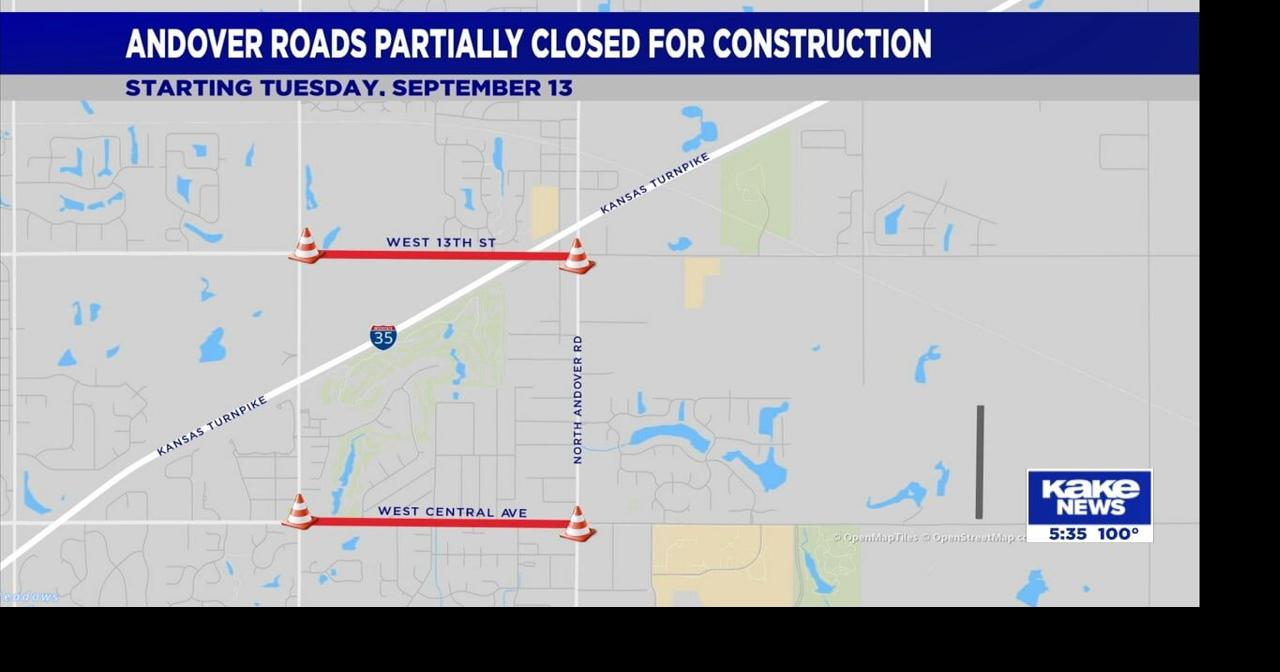 Traffic Alert: Andover roads partially closed for construction | Video ...