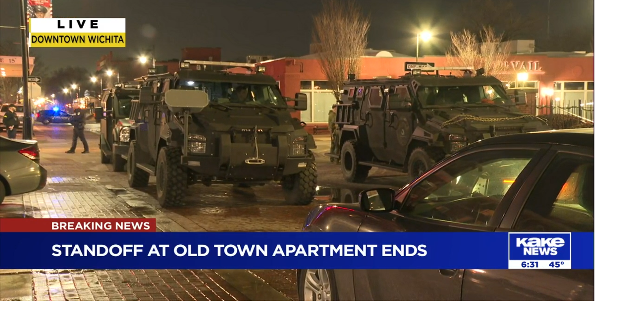 Man in custody after Old Town standoff, Wichita police say | Video ...