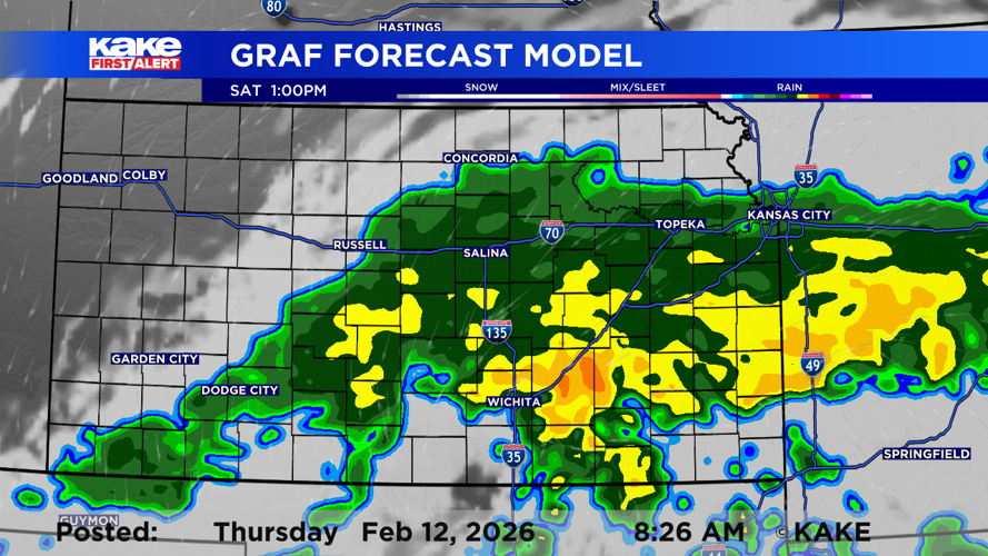 Late-week rain on the way to KAKEland | Trusted News Source for Wichita ...