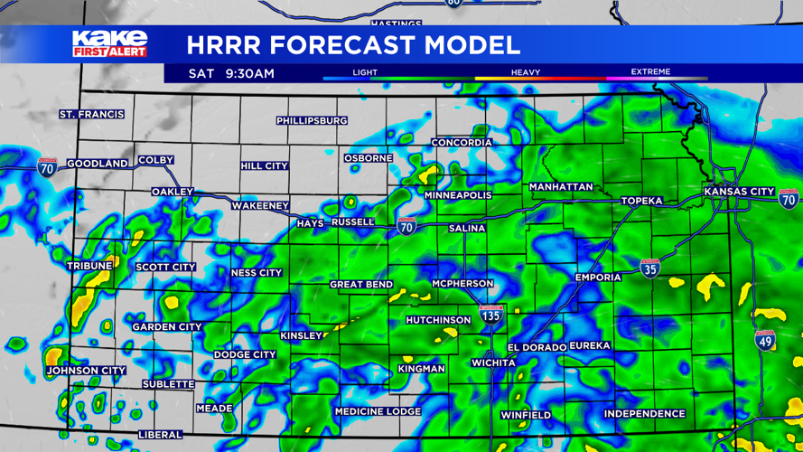 Late-week rain on the way to KAKEland | Trusted News Source for Wichita ...