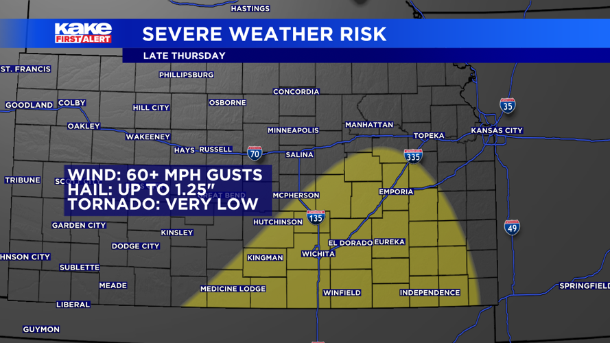 Afternoon storms could produce large hail, high wind gusts and even a ...
