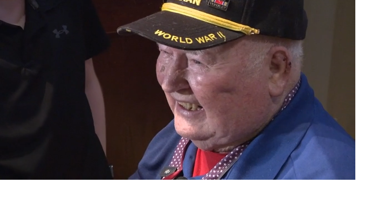 99-year-old WWII vet receives Purple Heart 81 years after being wounded in combat