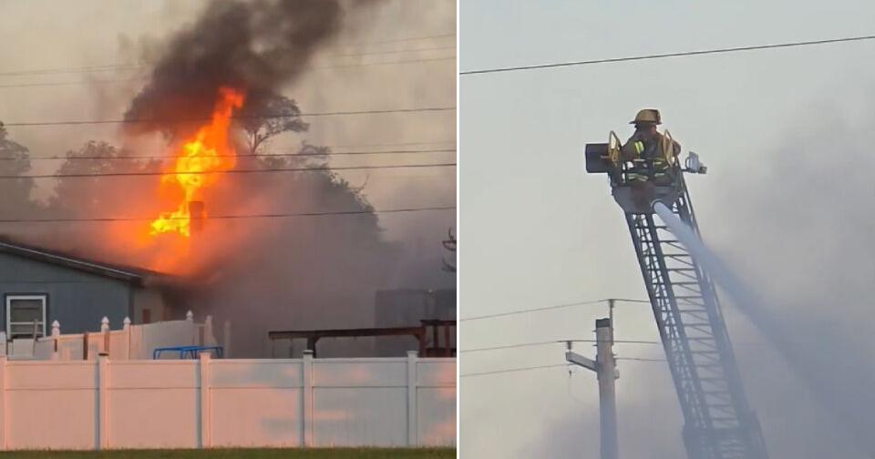 2 firefighters injured after neighboring house fires in South Hutchinson, department says
