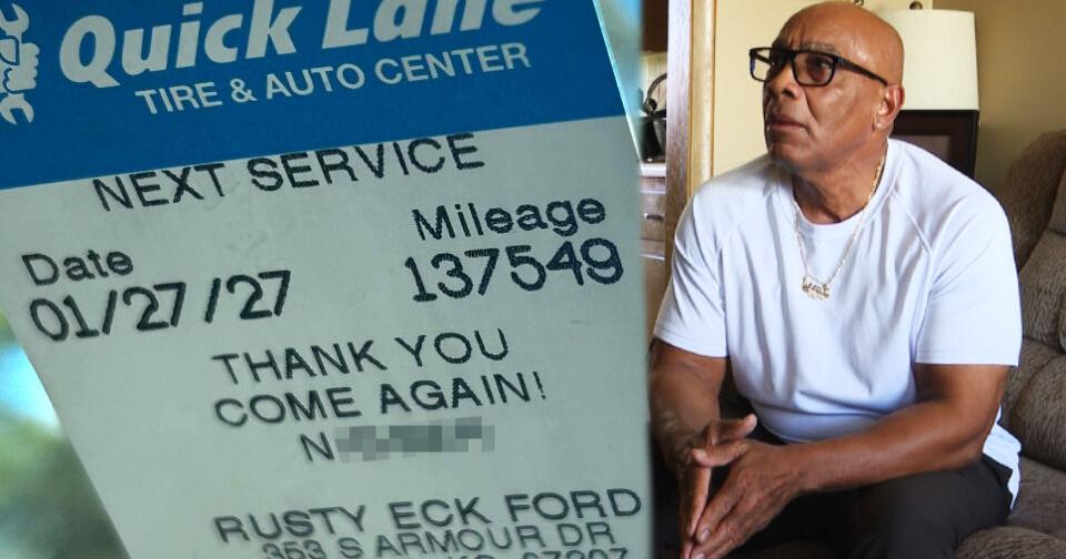 Wichita man discovers racial slur on oil change sticker from local dealership: 'I feel belittled'