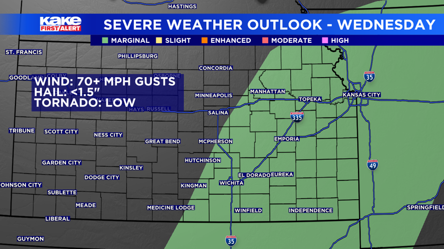 Severe weather chances return to KAKEland this week | Trusted News ...