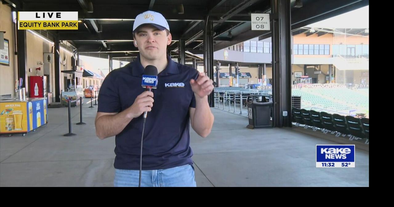 KAKE's Jack Cooper LIVE at Equity Bank Park for the Wind Surge's ...