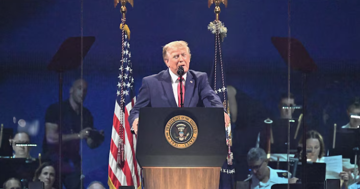 Trump celebrates Fourth of July in National Mall address, repeatedly touches on politics