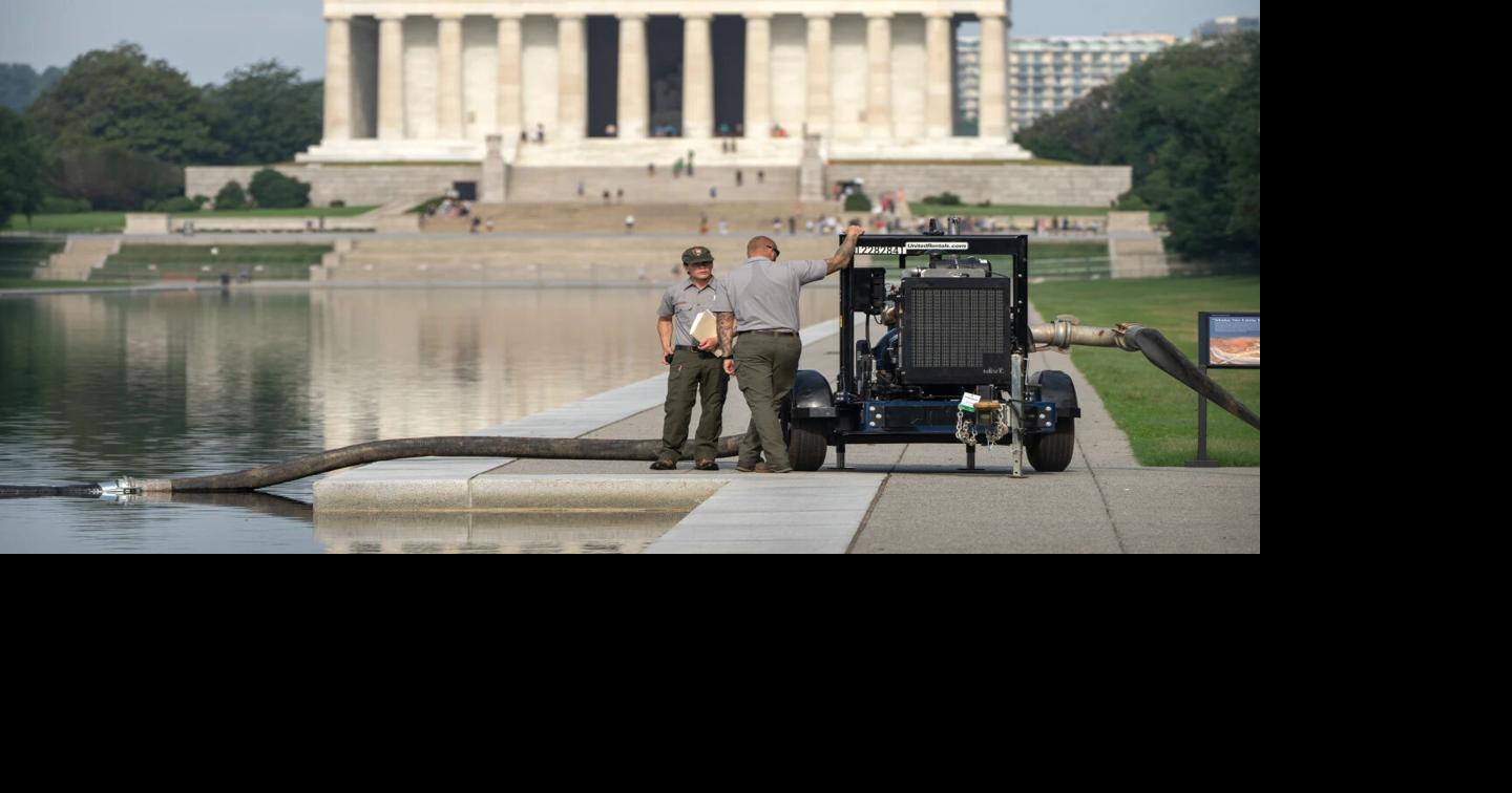 Trump rejects his own DOJ's finding blaming Reflecting Pool issues on shoddy renovation