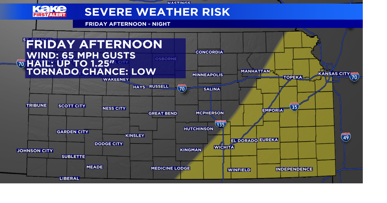 Early afternoon storms possible and some could be severe | Trusted News ...