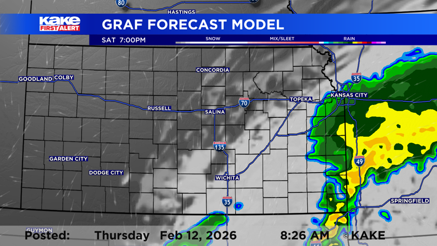 Late-week rain on the way to KAKEland | Trusted News Source for Wichita ...