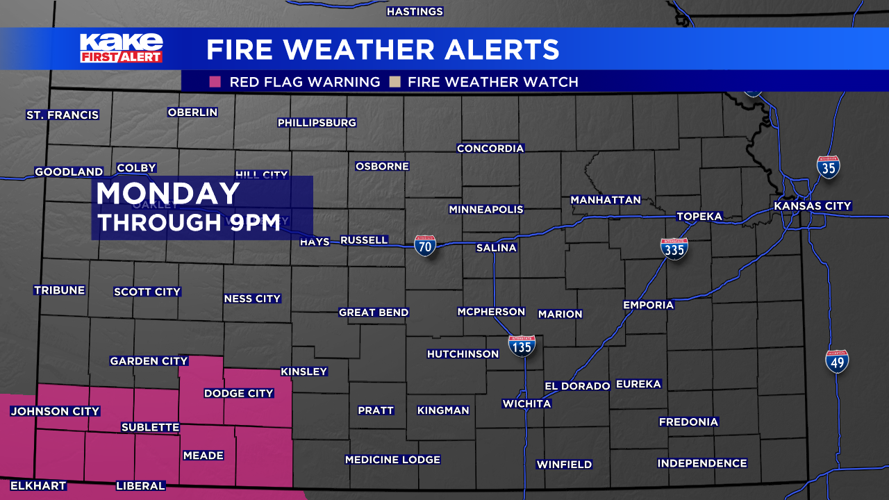 Extreme wildfire danger across southwest Kansas | Trusted News Source ...