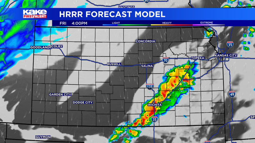 Early afternoon storms could produce large hail, high wind gusts and ...
