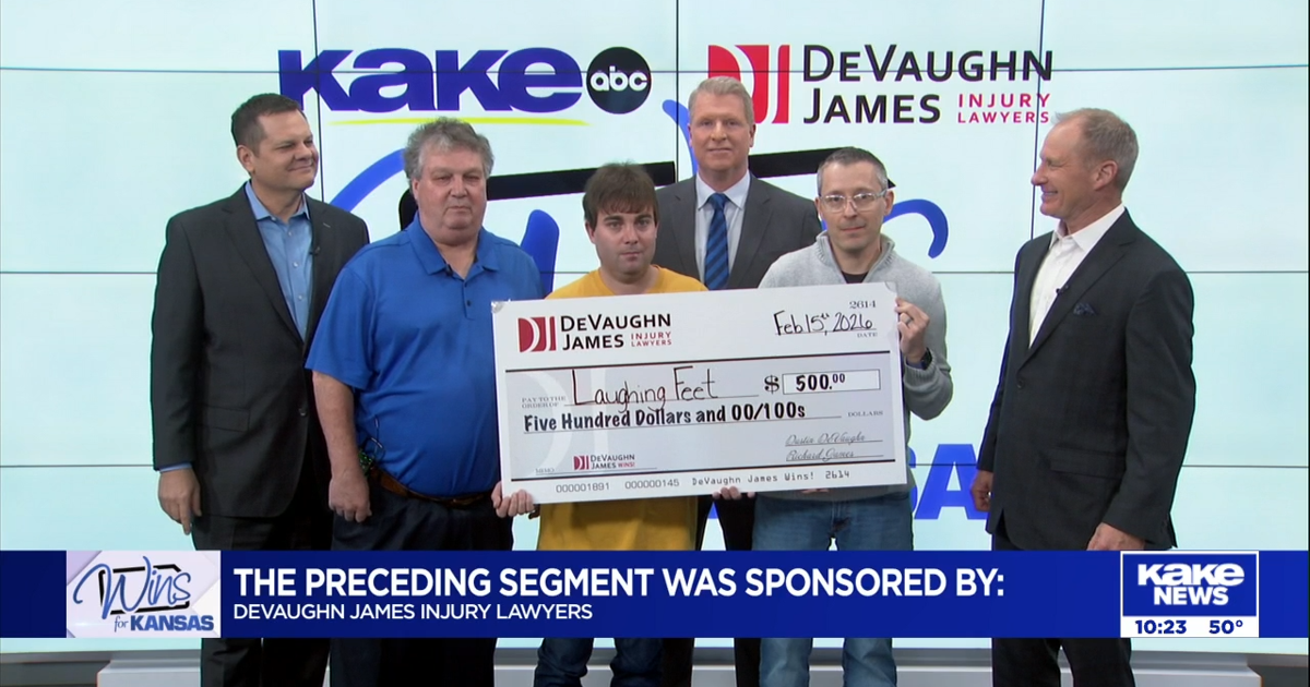 Kake Comp Wins For Kansas: Laughing Feet | Wins for Kansas | kake.com