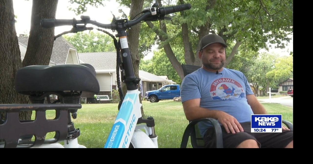 Legally blind man's e-bike returned one week after theft by people who bought it