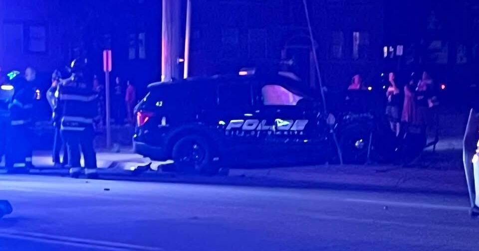 Wichita Police Officer Involved in Traffic Crash at First and Hillside