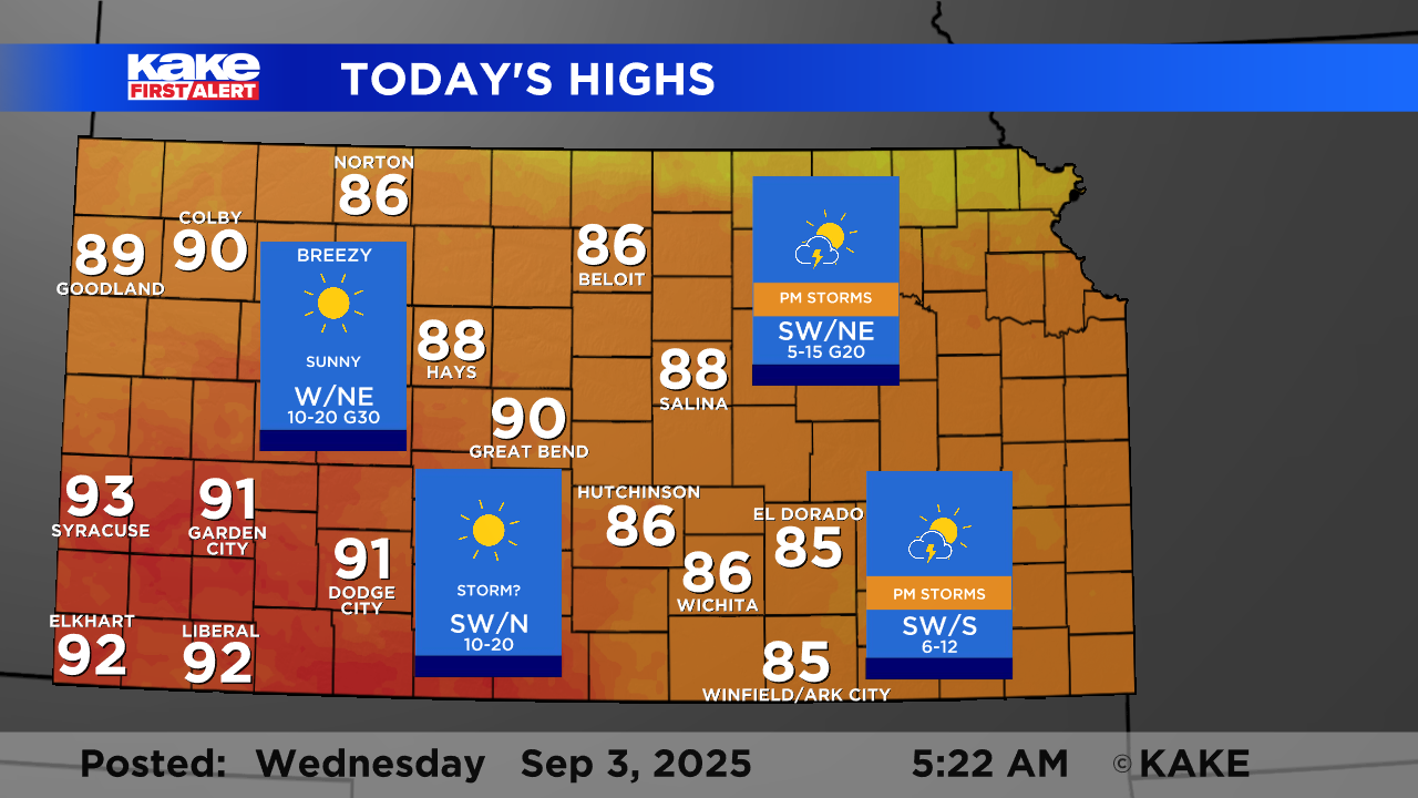 Severe storms possible on Wednesday | Trusted News Source for Wichita ...