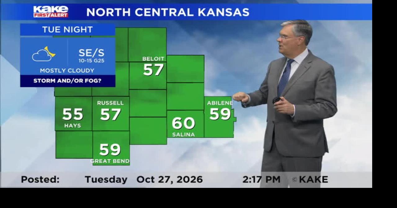 Forecast - North-Central 10-27-2026 | North Central Forecast | kake.com