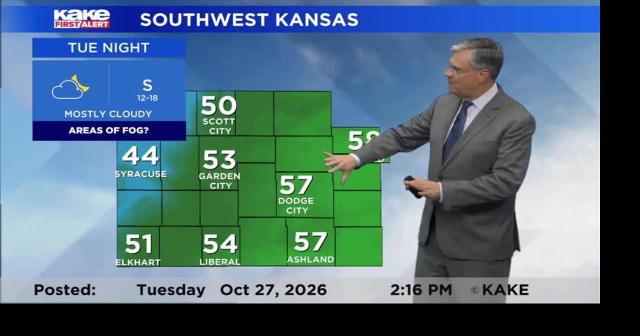 Forecast - Southwest 10-27-2026 | Southwest Forecast | kake.com