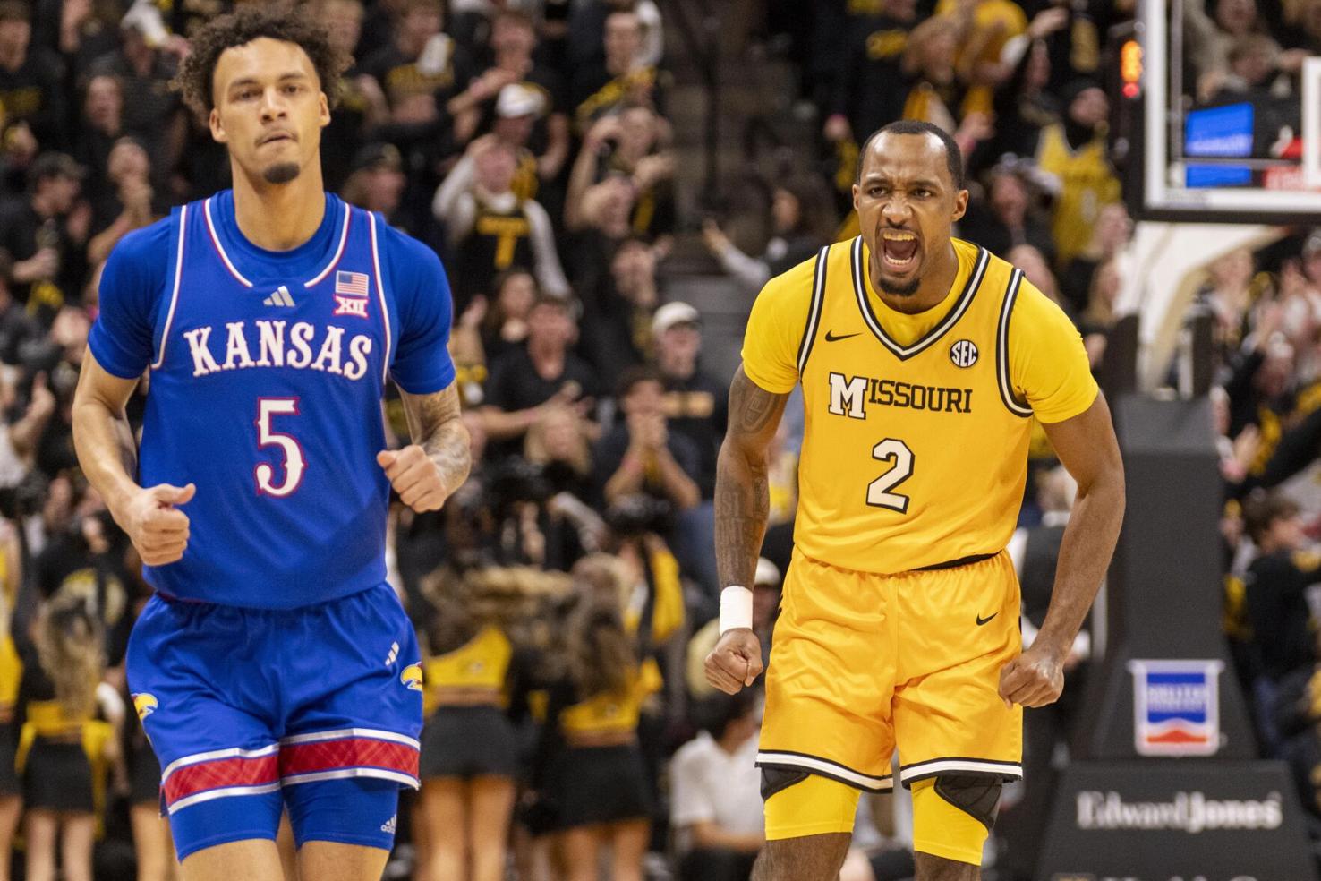 No. 1 Kansas suffers second straight upset 7667 to Missouri Sports
