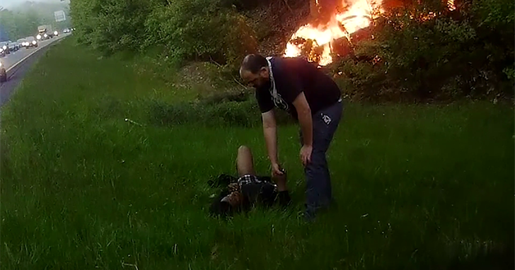 Good Samaritan rescues crash victim from burning vehicle | Stories ...