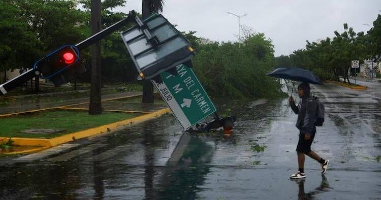 Beryl weakens to tropical storm after landfall in Mexico as storm heads ...