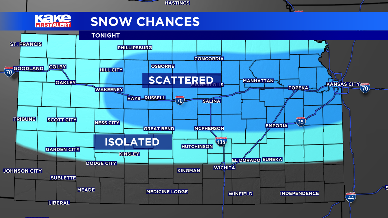 Snow chances return to KAKEland Friday evening | Trusted News Source ...