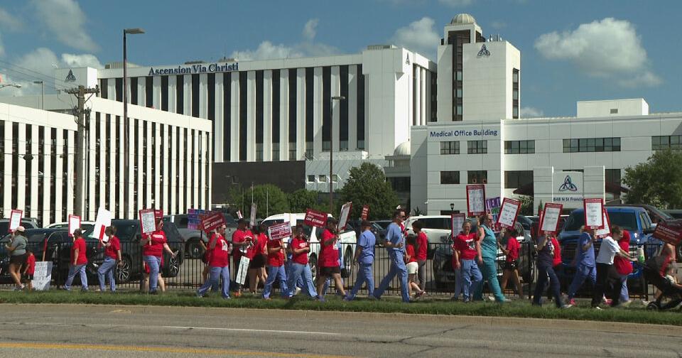 Wichita nurses strike for safer workplace conditions and better nurse-to-patient ratio