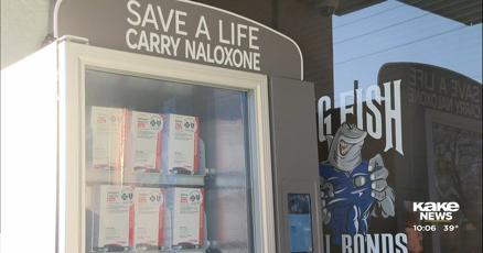 Naloxone vending machine to be installed at downtown Wichita bail bonds company | Stories | kake.com Naloxone vending machine to be installed at downtown Wichita bail bonds company | Stories | kake.com