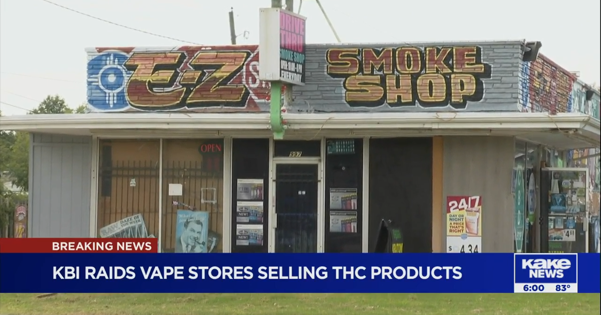 KBI raids stores accused of selling illegal marijuana, THC products KBI raids stores accused of selling illegal marijuana, THC products