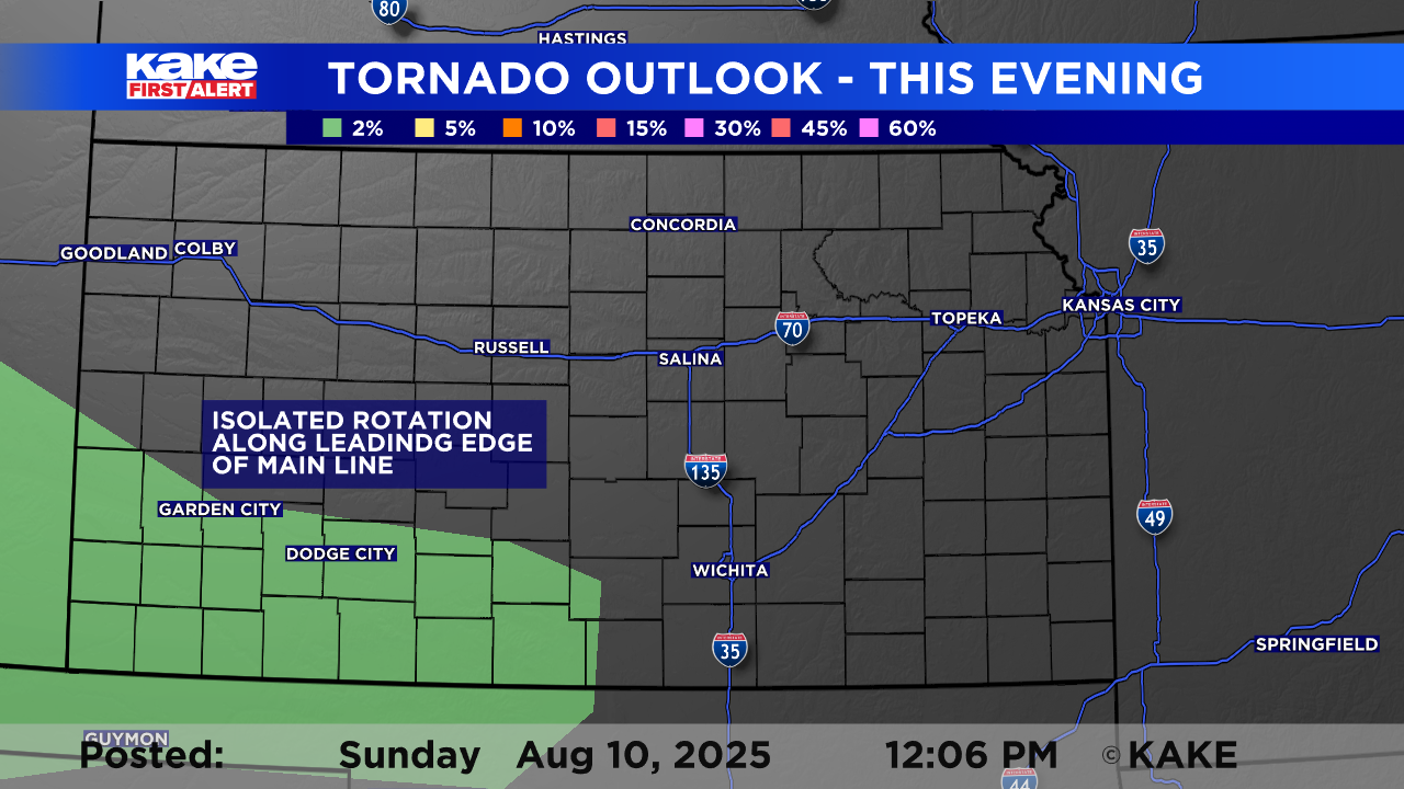 Severe Weather Likely Across Kansas Sunday Night Trusted News Source