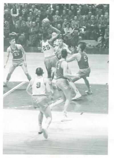 1956 wilt chamberlain s first game as a jayhawk sports