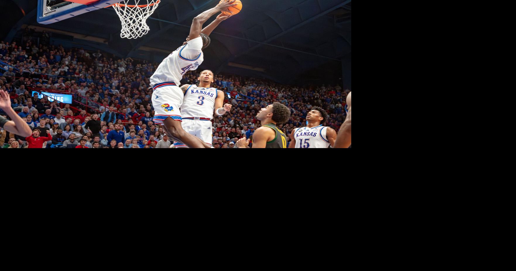 Peterson, Bidunga clicking as duo as Kansas basketball rolls past Baylor