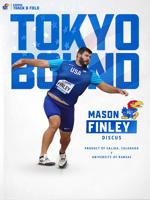 "I expect to get on that podium": alum Mason Finley has high hopes for his second Olympic run