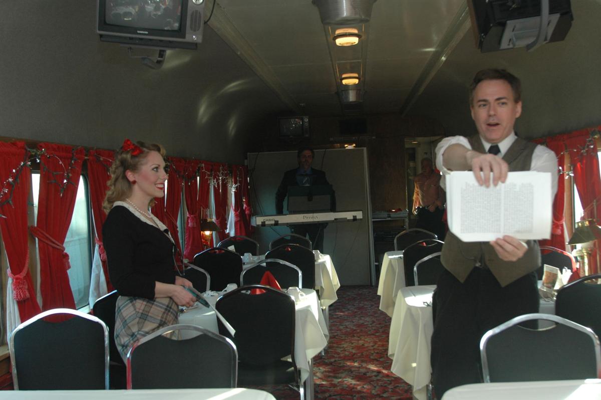 Kansas Belle Dinner Train incorporates live theatre, train ride, and a