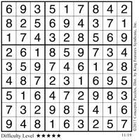 Puzzle Answers for November 20