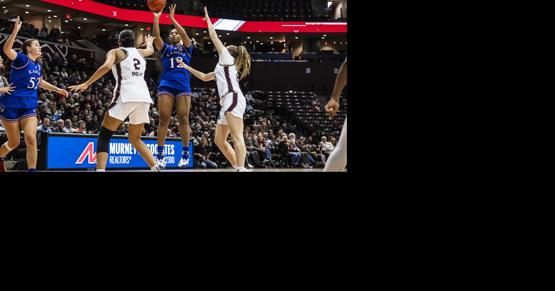 Kansas women’s basketball sneaks past Missouri State in overtime clash