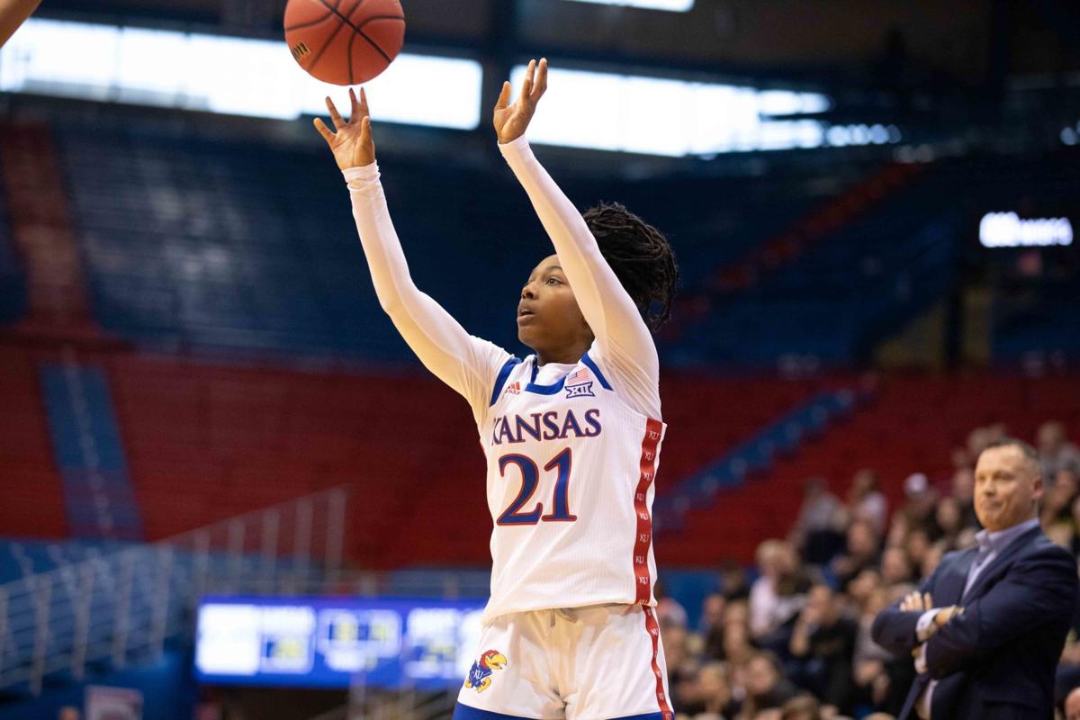 Kansas Women S Basketball Two Point Guard System Leads Kansas To Victory Over Omaha Sports Kansan Com