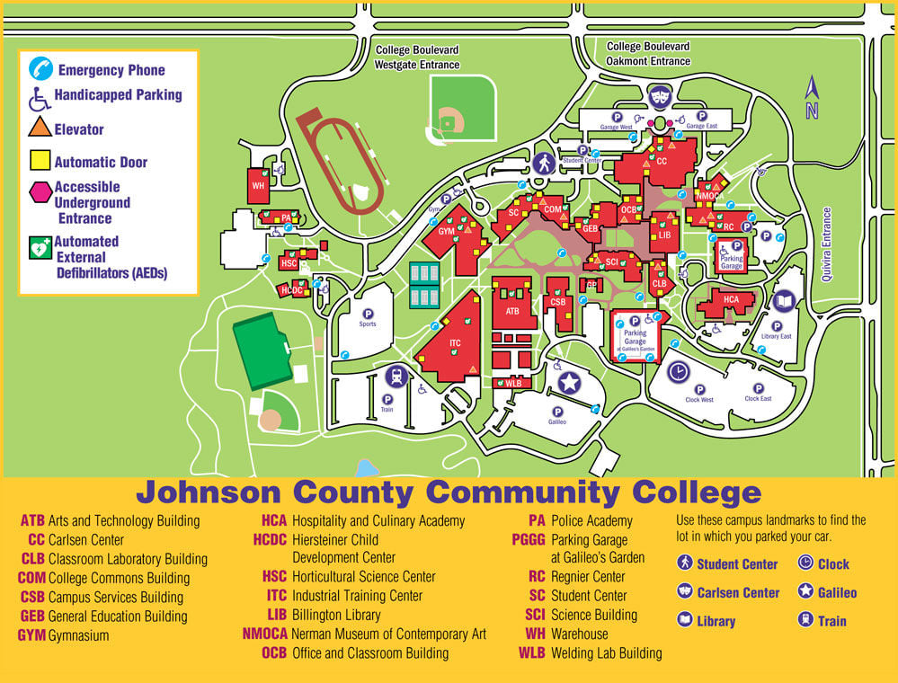Johnson County Community College Map Maping Resources