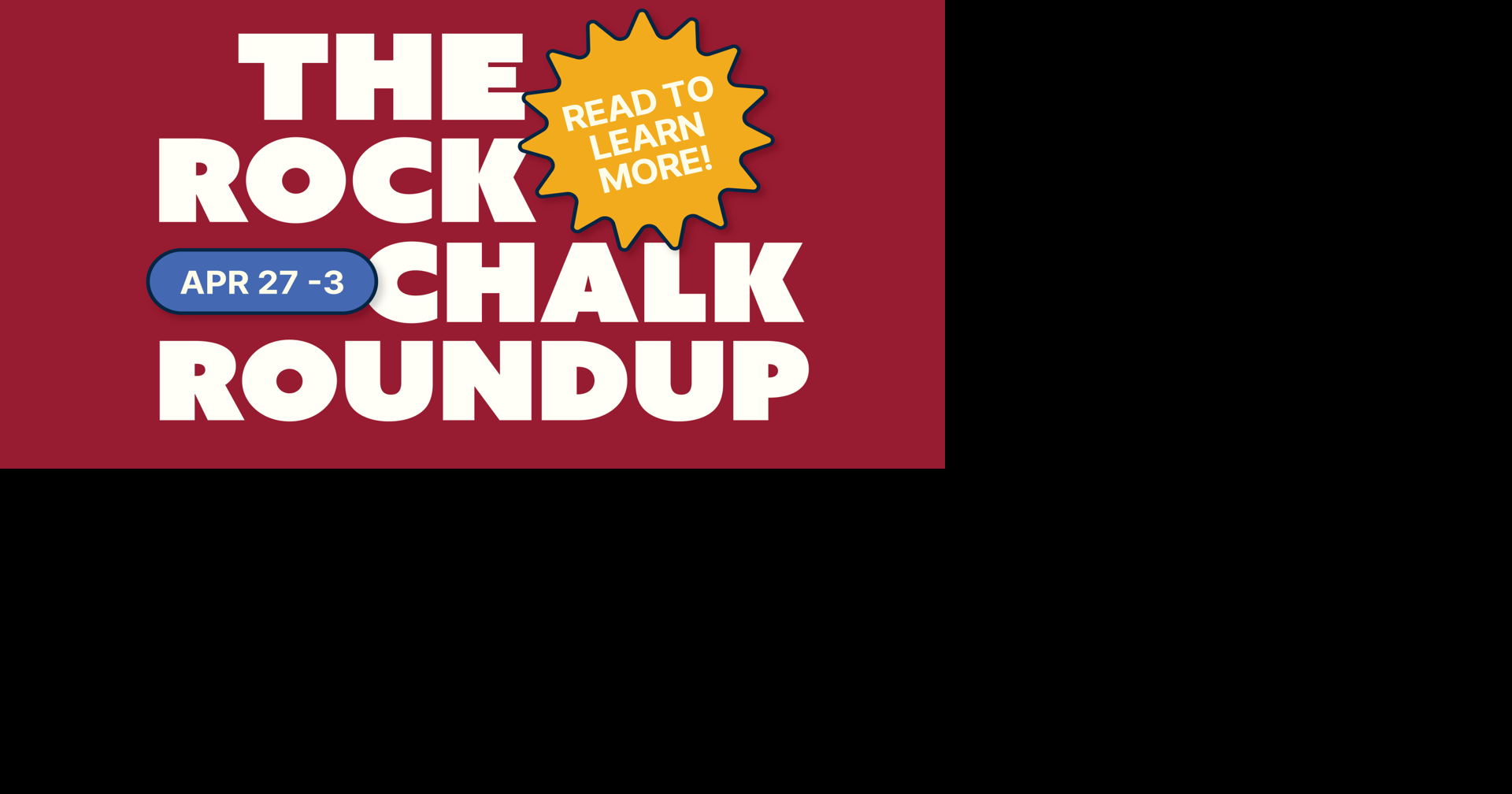 Rock Chalk Roundup: Helping Hands Fair, Poetry Night, Family Feud and more