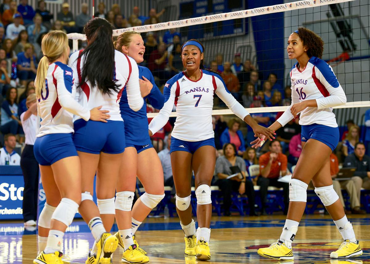 Kansas volleyball looks to build on first Big 12 win this week against West Virginia ...1200 x 857