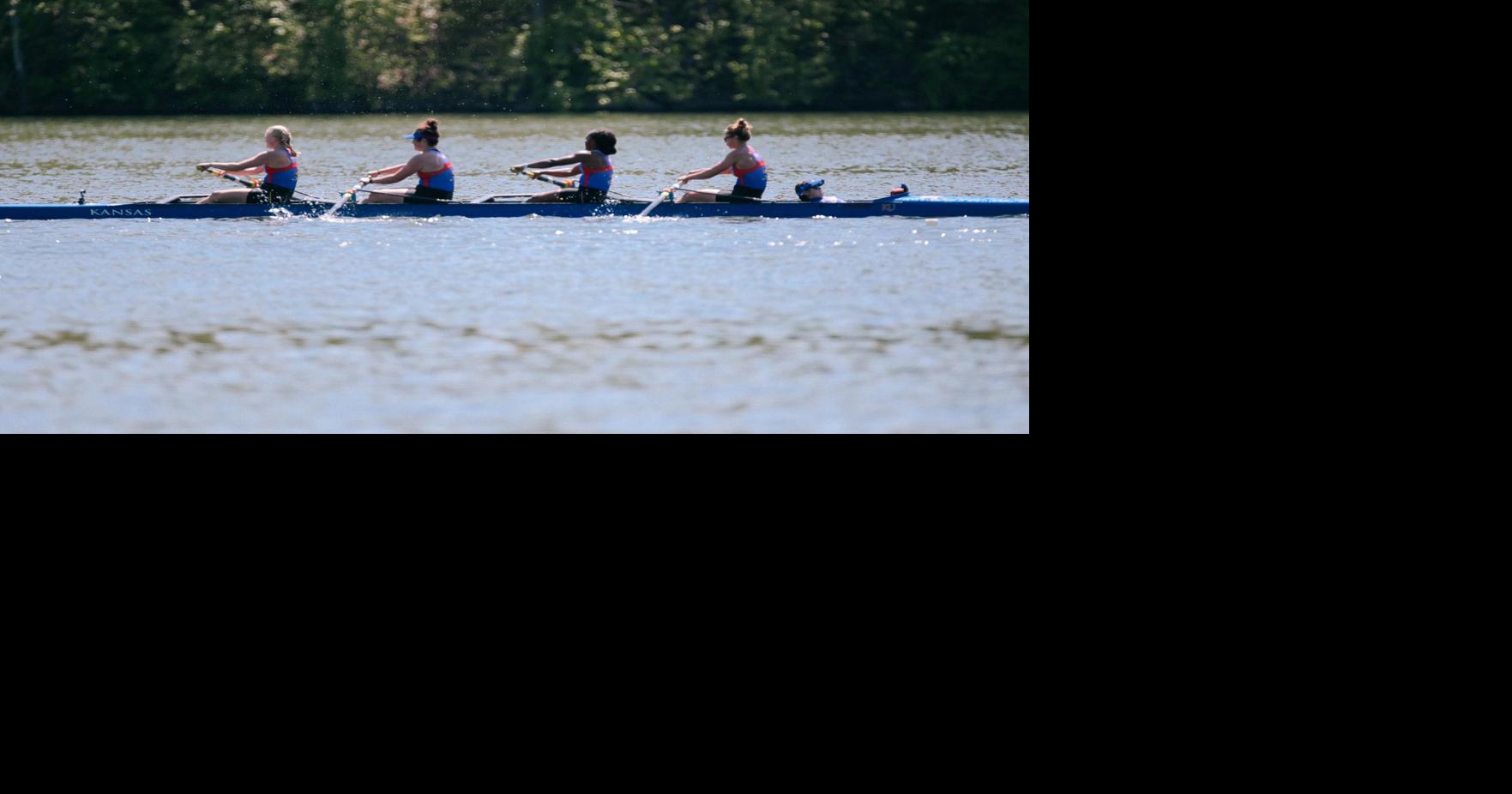 Kansas women's rowing team places in top five all weekend at the ...