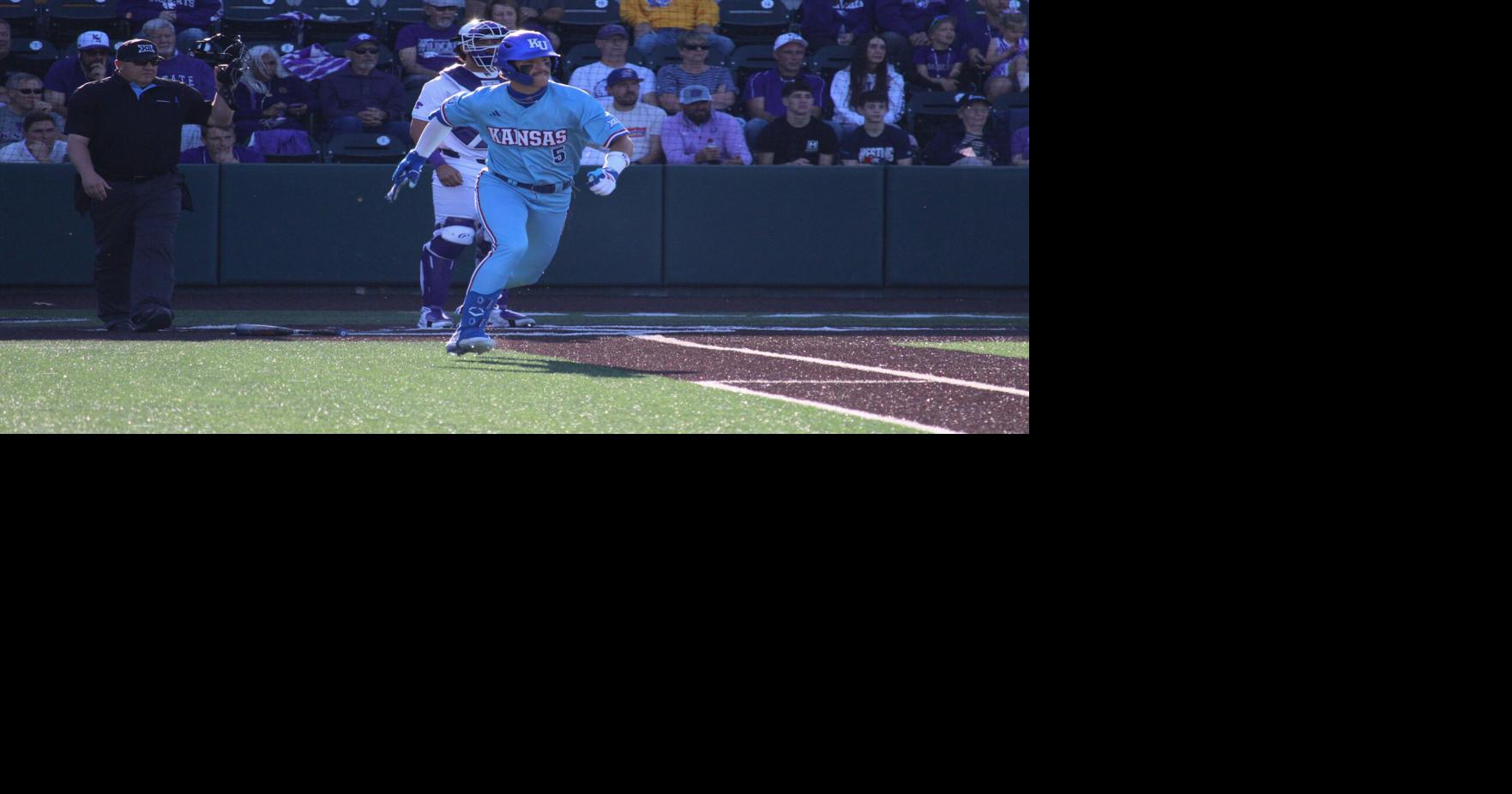 Kansas baseball weathers storm, caps off Sunflower Showdown sweep