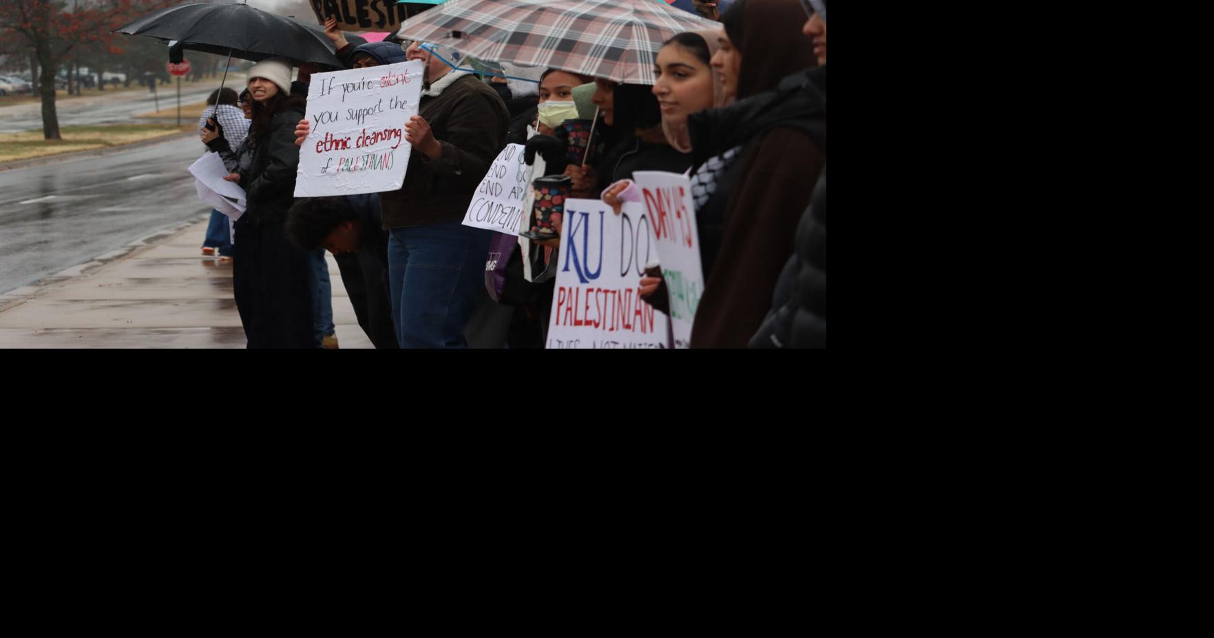 Pro-Palestinian student walkout calls for solidarity from KU Chancellor ...