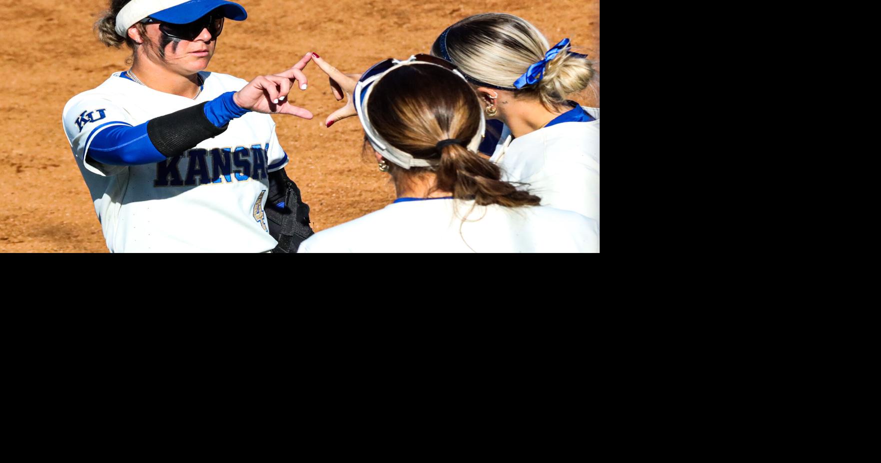 Kansas softball held scoreless in regular-season finale